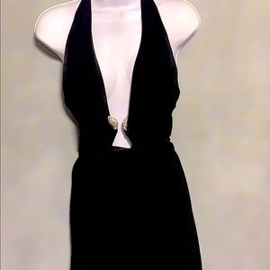 NWT Absolutely STUNNING snake crystal BEBE dress